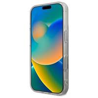 Guess IML 4G MagSafe futrālis iPhone 16 Pro - brūns