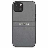 Guess GUHCP13SPSASBGR iPhone 13 mini 5.4" pelēks/pelēks Saffiano Siksna