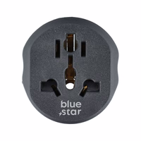 BLUE STAR ceļojuma adapters GO TO Europe (Type E) 16A balts