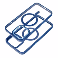 COLOR EDGE MAG COVER magnētiskais viedtālruņa apvalks, savietojams ar MagSafe, IPHONE 16, tumši zils