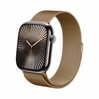 Crong Milano Steel - Stainless Steel siksniņa Apple Watch 38/40/41/42 mm (Rose zeltains)