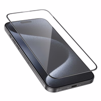 Borofone Rūdīts stikls BF8 Diamond Armor Full Screen 5D Large Arc priekš Iphone 16 Pro Max - 10 gabali