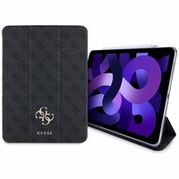 Guess GUFC11RM24PS4SGK iPad Air 11" 2024 melns/melns Magnētiskais 4G Liels Logotips