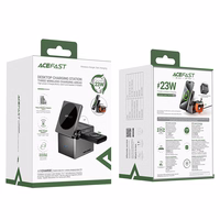 Acefast E18 Rubika kuba 3 vienā indukcijas lādētājs - melns