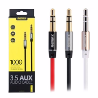 KABELIS JACK-JACK 3,5mm 1M REMAX balts