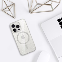 Spīdīgs MagSafe apvalks Samsung Galaxy S23 Ultra caurspīdīgs