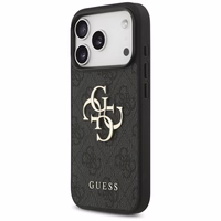 Guess 4G Strap 4G Classic Logo viedtālruņa apvalks iPhone 17 Pro - melna