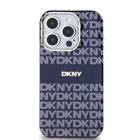 DKNY IML Mono un svītras Magnētiskais viedtālruņa apvalks iPhone 15 Pro Max - zila