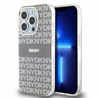 DKNY IML Mono un Stripe Magnētiskais viedtālruņa apvalks iPhone 15 Pro Max - bēšs