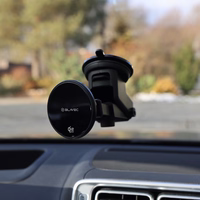 Blavec Car holder BHC-04A Qi2.2 25W magnetic with induction charging do szyby (BHC04A-MWIB) melns