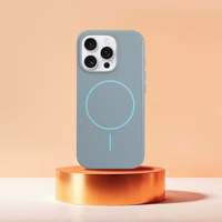 Premium glancēts magnētiskais apvalks ar kameras vadības pogu, saderīgs ar MagSafe, IPHONE 16 PRO piparmētru