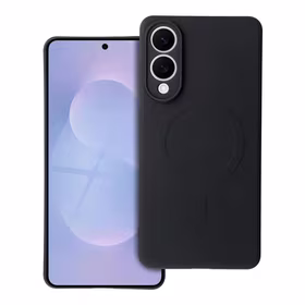 SILICONE MAG COVER viedtālruņa apvalks saderīgs ar Magnētisko SAMSUNG S25 Edge melna