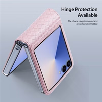 Phone Maciņš Dux Ducis "Bril" priekš Samsung F707 Z Flip 5 5G Rozā