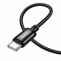Kabelis USB-A uz USB-C Hoco 3A 3 m X91 melns