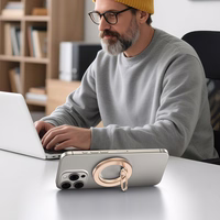 Tech-Protect MMR600 magnētiskais tālruņa gredzena turētājs - zelta