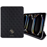 Guess GUFC13PM24PS4SGK iPad Pro 13" 2024 melns/melns Magnētiskais 4G Liels Logotips
