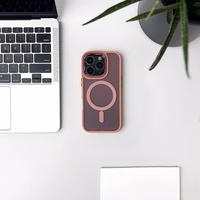 Spīdīgs viedtālruņa apvalks ar Magnētisko Samsung Galaxy A36 5G - rozā