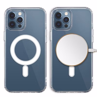 Anti Shock 1,5 mm Mag maciņš for iPhone 17 Pro 6,3" caurspīdīgs ar kameras aizsardzību open ring