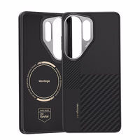 Benks Montage Magnetic Armor Pro Kevlar Maciņš Metal Frame 600D+1500D (L050) for Samsung Galaxy S26 Ultra melns