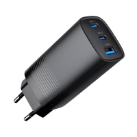 Gembird TA-UC-PDQC65-01-BK mobile device charger Universal melns AC Fast charging Indoor