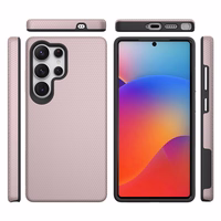 Perfectionists Trīsstūra korpuss Samsung S928 S24 Ultra rozā zelts