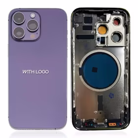 Aizmugurējais vāciņš Saderīgs ar iPhone 14 Pro full housing / Deep Violets / OEM