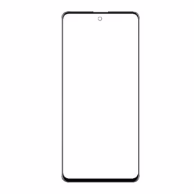 Outer Screen Glass Saderīgs ar Samsung A715 A71 2020 Melns Original