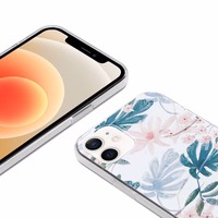 Crong Flower maciņš - iPhone 12 Mini maciņš (pattern 01)