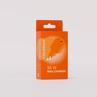 COLORUM wall lādētājs USB-A + USB-C PD 30W CLS30-AC-10 xOrange