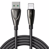 Kabelis Pioneer 3A USB uz Lightning SA31-AL3 / 3A / 1,2m (melns)