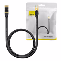 Baseus Ethernet RJ45, 10Gbps, 1m tikla kabelis (melns)