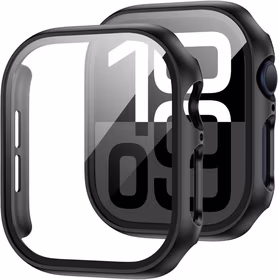 Tech-Protect Defense360 rūdīta stikla viedtālruņa apvalks Apple Watch 10 (46mm) - melns