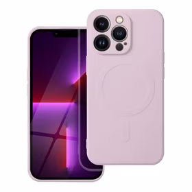 Silikona MAG COVER viedtālruņa apvalks iPhone 17 Pro Max rozā, saderīgs ar MagSafe