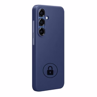 Maciņš "Silicone Cover" Samsung S931 S25 / zils / iepakojumā