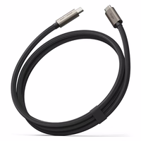 Ringke USB-C 3.2 Gen. PD240W kabelis 100 cm - melns