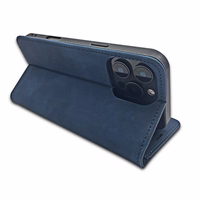Viedais Suede maciņš for iPhone 17 6,3" tumši zils