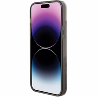 Karl Lagerfeld Šķidrs mirdzošs Choupette apvalks iPhone 15 Plus - caurspīdīgs