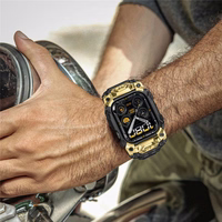 Supcase Unicorn Beetle Ore maciņš Apple Watch 10/11 46mm melns un zelta