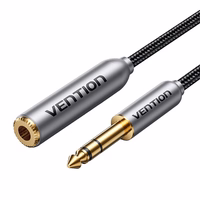 Audio kabelis 6.35mm spraudnis–ligzda Vention 1m