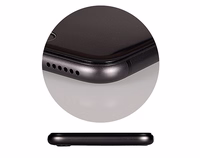 Rūdīts stikls pilnīgas līmes 5D IPHONE XR (6,1") melns