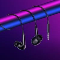 Borofone austiņas BM100 Pro ar mikrofonu melnas