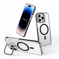 Maciņš LENS MAG COVER saderīgs ar MagSafe priekš IPHONE 16 melns