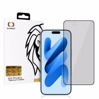 Rūdītais stikls Tel Protect 10X Privacy Titanium paredzēts Iphone 17 Air