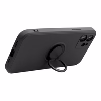 SILIKONA GREDZENS viedtālruņa apvalks XIAOMI Redmi Note 14 4G (GLOBAL - 164,84mm x 78,15mm x 8,16mm) melns