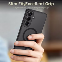 Tech-Protect BasicMag MagSafe Maciņš for Samsung Galaxy S26+ - caurspīdīgs melns