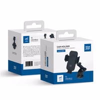 zils STAR Slide Mount Clasic (18-23cm) car turētājs for windshield melns