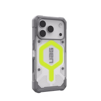 UAG Pathfinder Clear MagSafe Maciņš iPhone 17 Pro - Neon Gray