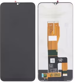 LCD screen Realme C33/C30/Narzo 50i Prime 4G (2022) ar touch screen Melns ORG