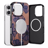 Tech-Protect Lamano MagSafe maciņš iPhone 16 Pro brūni violets