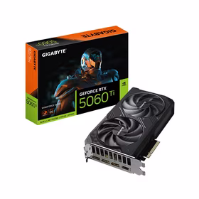 GIGABYTE GeForce RTX 5060 Ti WINDFORCE OC 8G Graphics Card - 8GB GDDR7, 128bit, PCI-E 5.0, 2587MHz Core Clock, 3 x DisplayPort, 1 x HDMI, GV-N506TWF2OC-8GD
